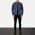 Velocity Suede Biker Jacket for sale