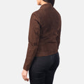 Velora Crest Suede Leather Jacket For Sale