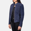 Velora Crest Suede Leather Jacket For Sale