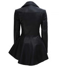 Veloura Flare Leather Blazer Coat For Sale