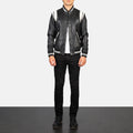 Victory Lane Leather Varsity Jacket for sale