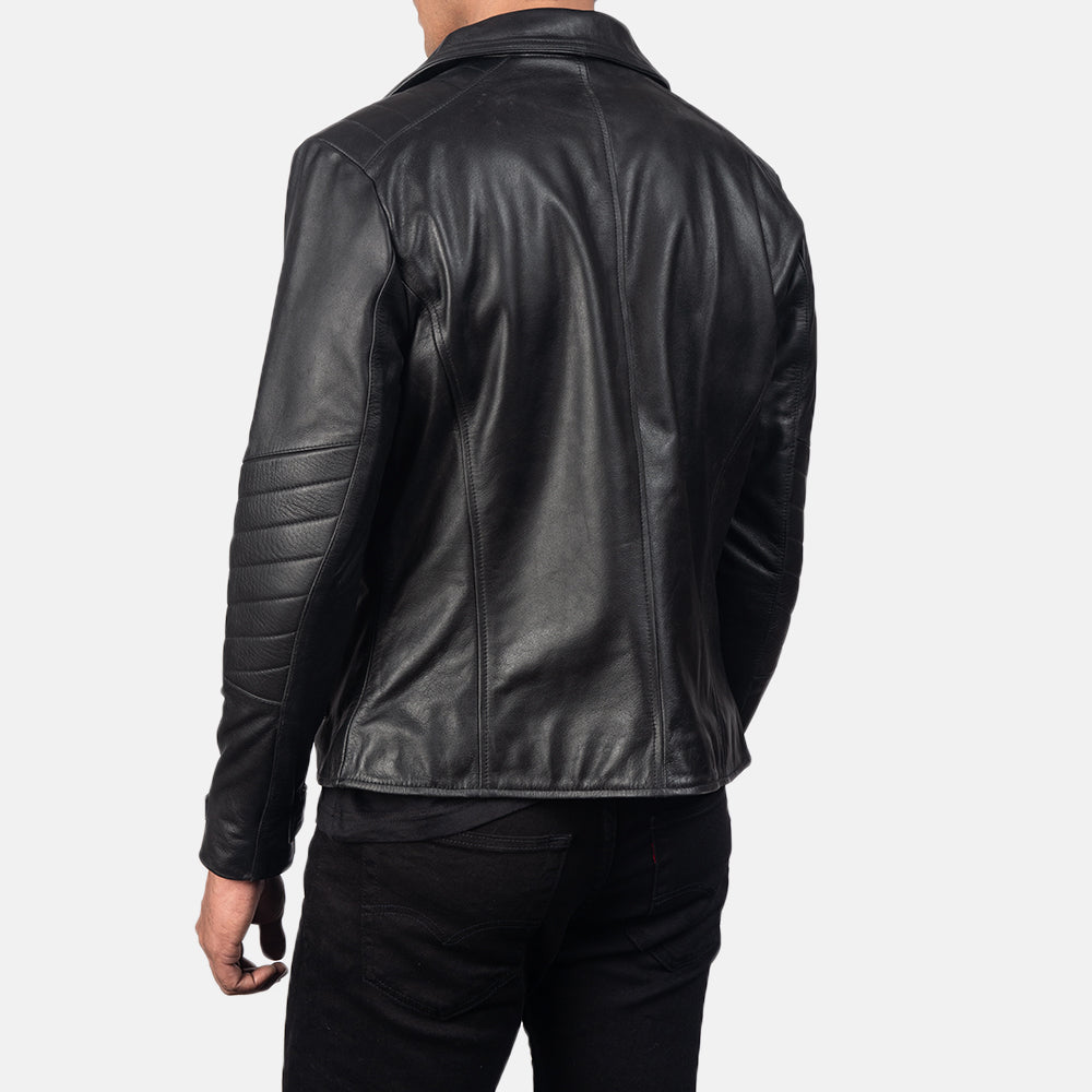 Voltborne Rogue Leather Biker Jacket for sale