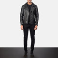 Voltborne Rogue Leather Biker Jacket for sale