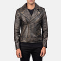 Heritage Rider Leather Jacket - Rustwood Brown for sale
