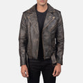 Heritage Rider Leather Jacket - Rustwood Brown for sale